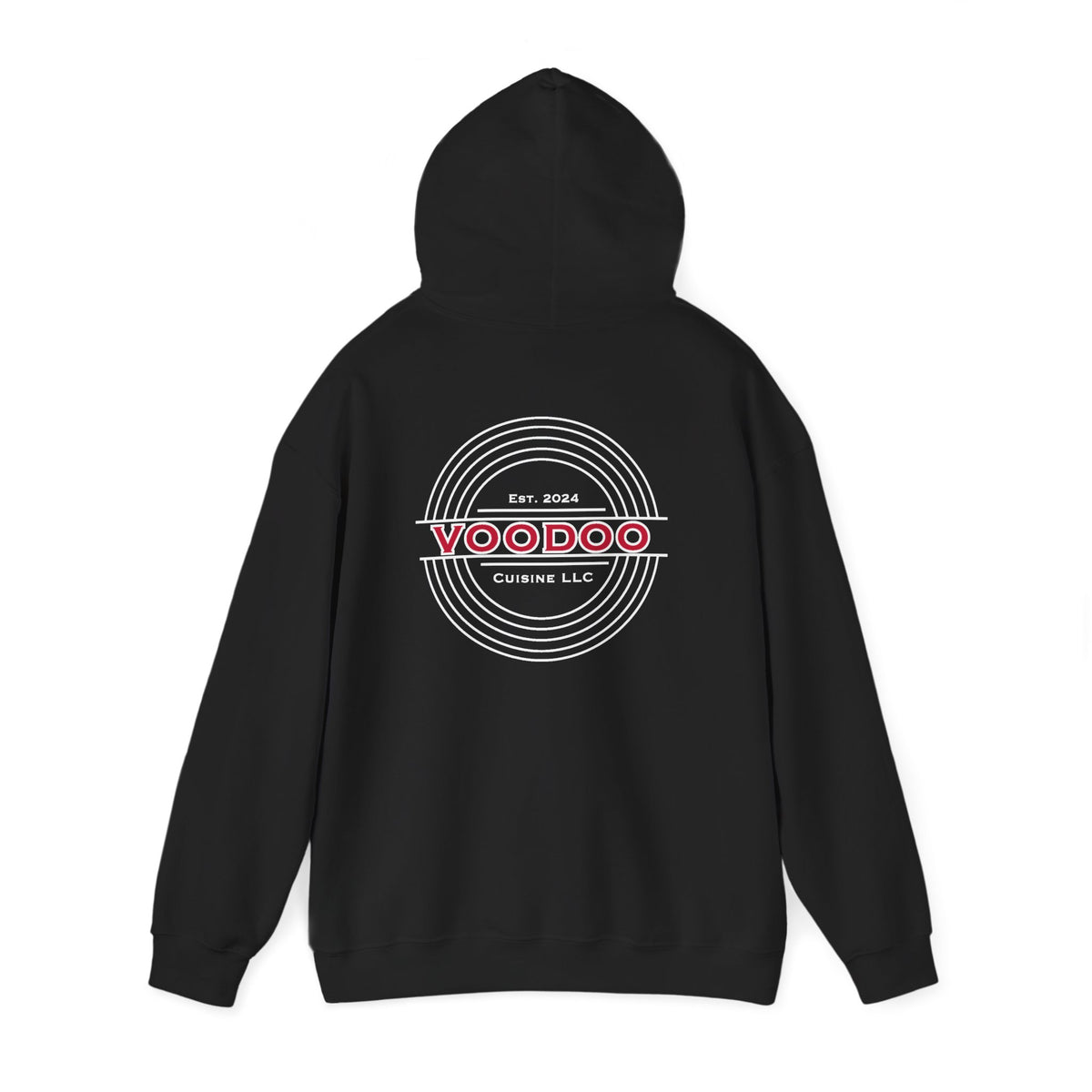Voodoo Cuisine Everyday | Full-Back Seal Hoodie (Black)