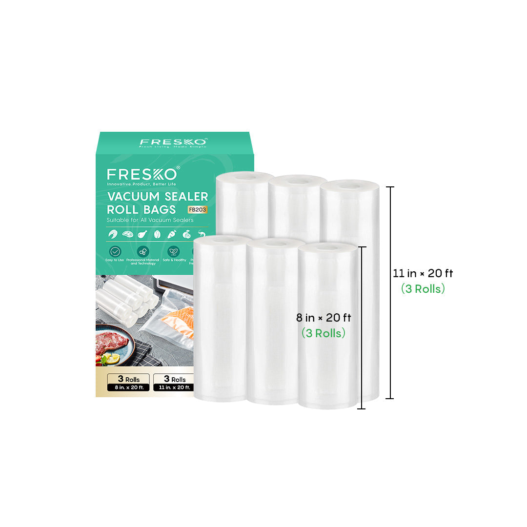 Vacuum sealer roll bags 6 pack