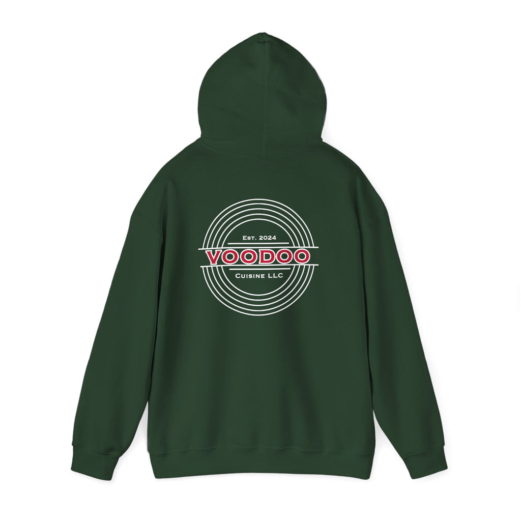 Voodoo Cuisine Everyday | Full-Back Seal Hoodie (Navy/Maroon/Forest)