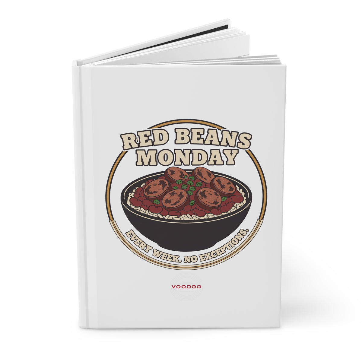Red Beans Monday Hardcover Journal – Voodoo Cuisine