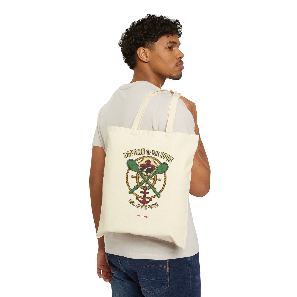 Captain of the Roux Canvas Tote – Voodoo Cuisine