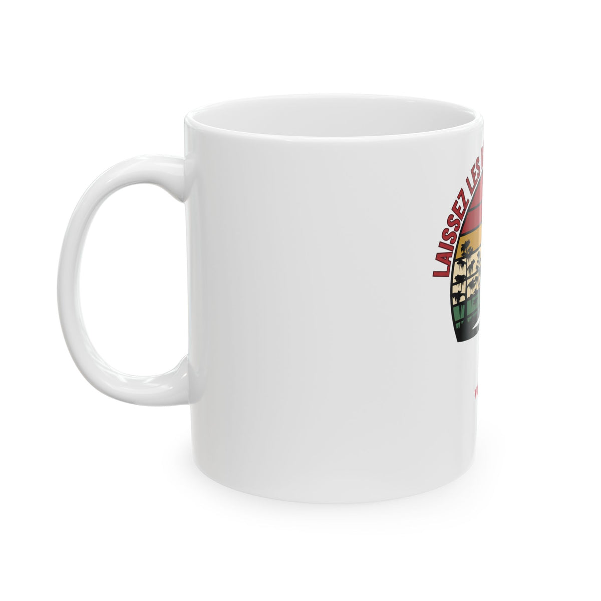 Laissez les Bons Temps Rouler Ceramic Mug – Voodoo Cuisine