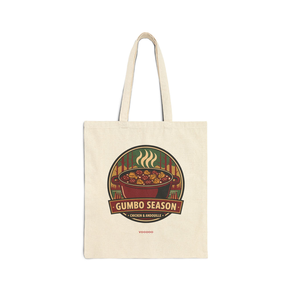 Gumbo Season Canvas Tote – Voodoo Cuisine