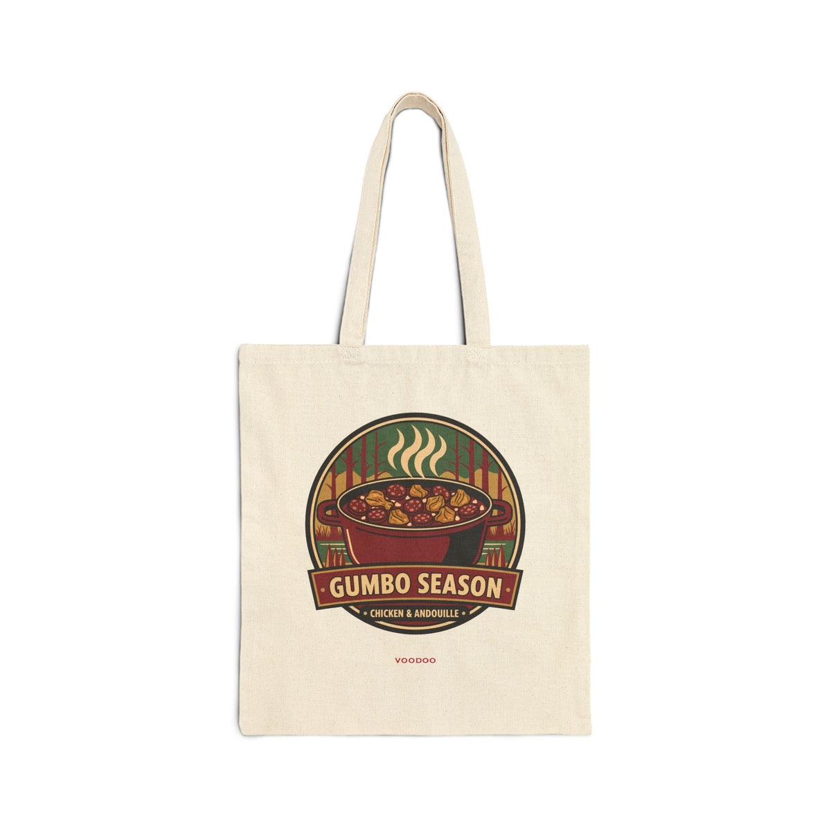 Gumbo Season Canvas Tote – Voodoo Cuisine