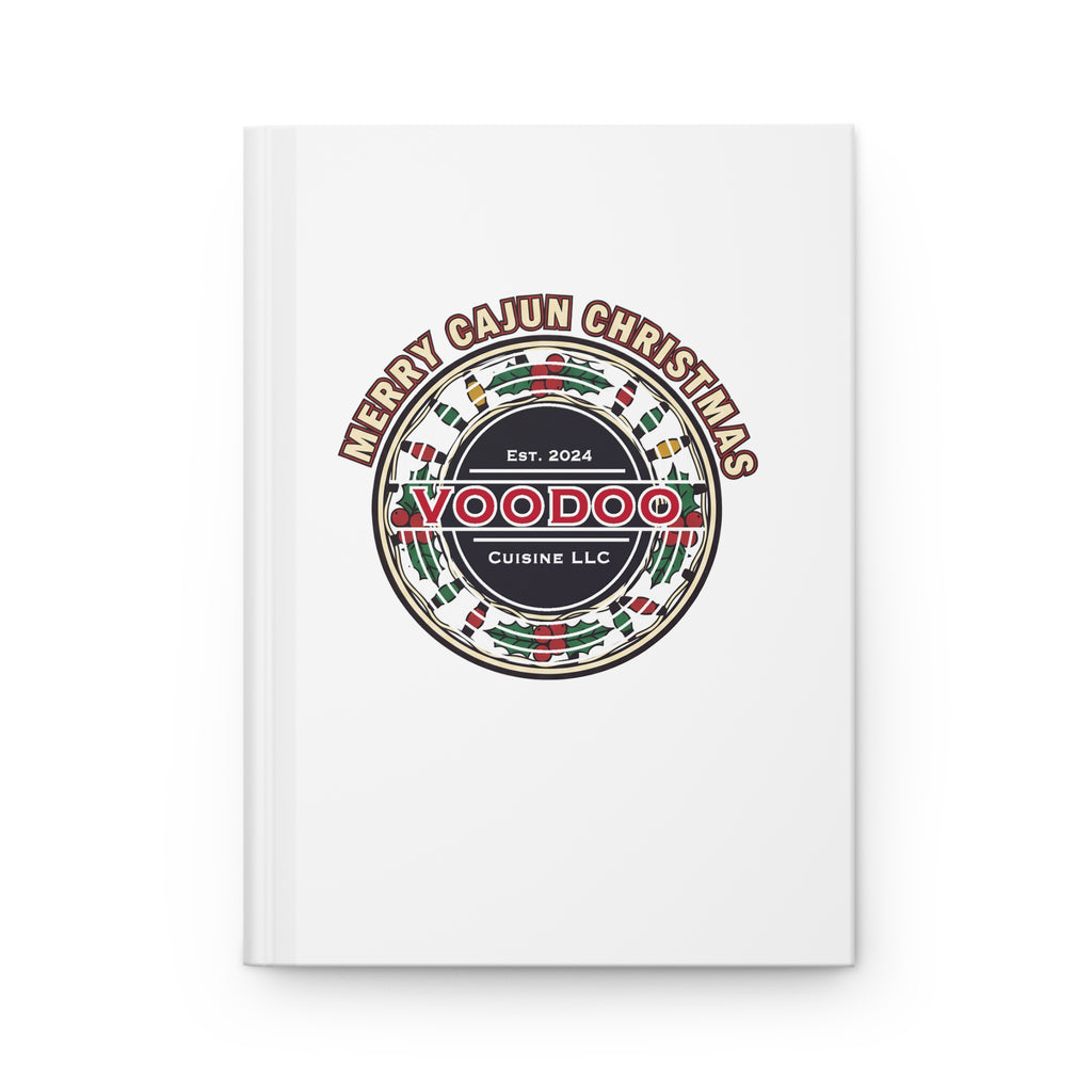 Cajun Christmas Seal Hardcover Journal – Merry Cajun Christmas Voodoo Cuisine
