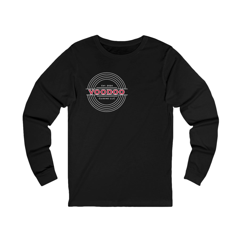 Voodoo Cuisine Everyday | Left-Chest Seal Long Sleeve (Black)