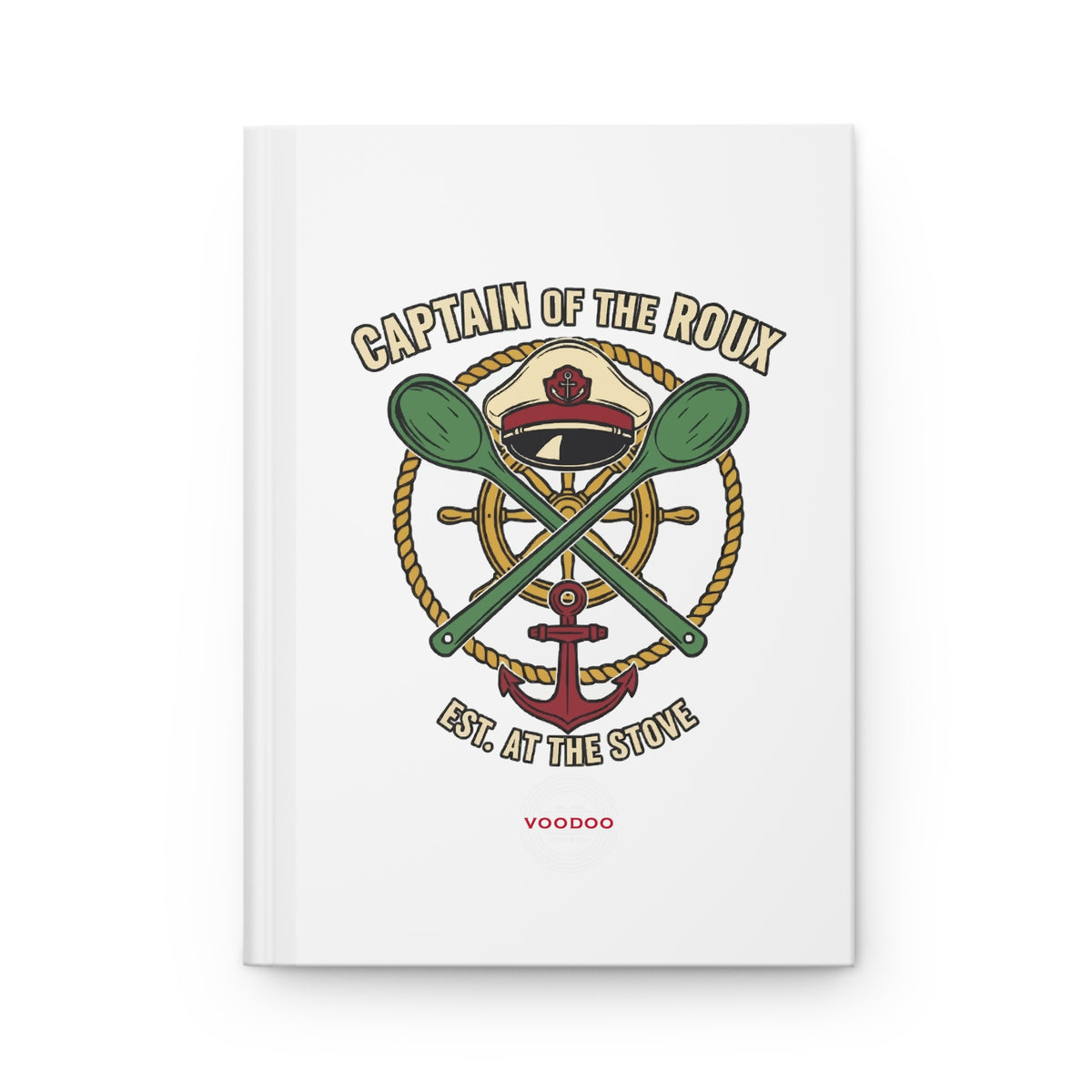 Captain of the Roux Hardcover Journal – Voodoo Cuisine