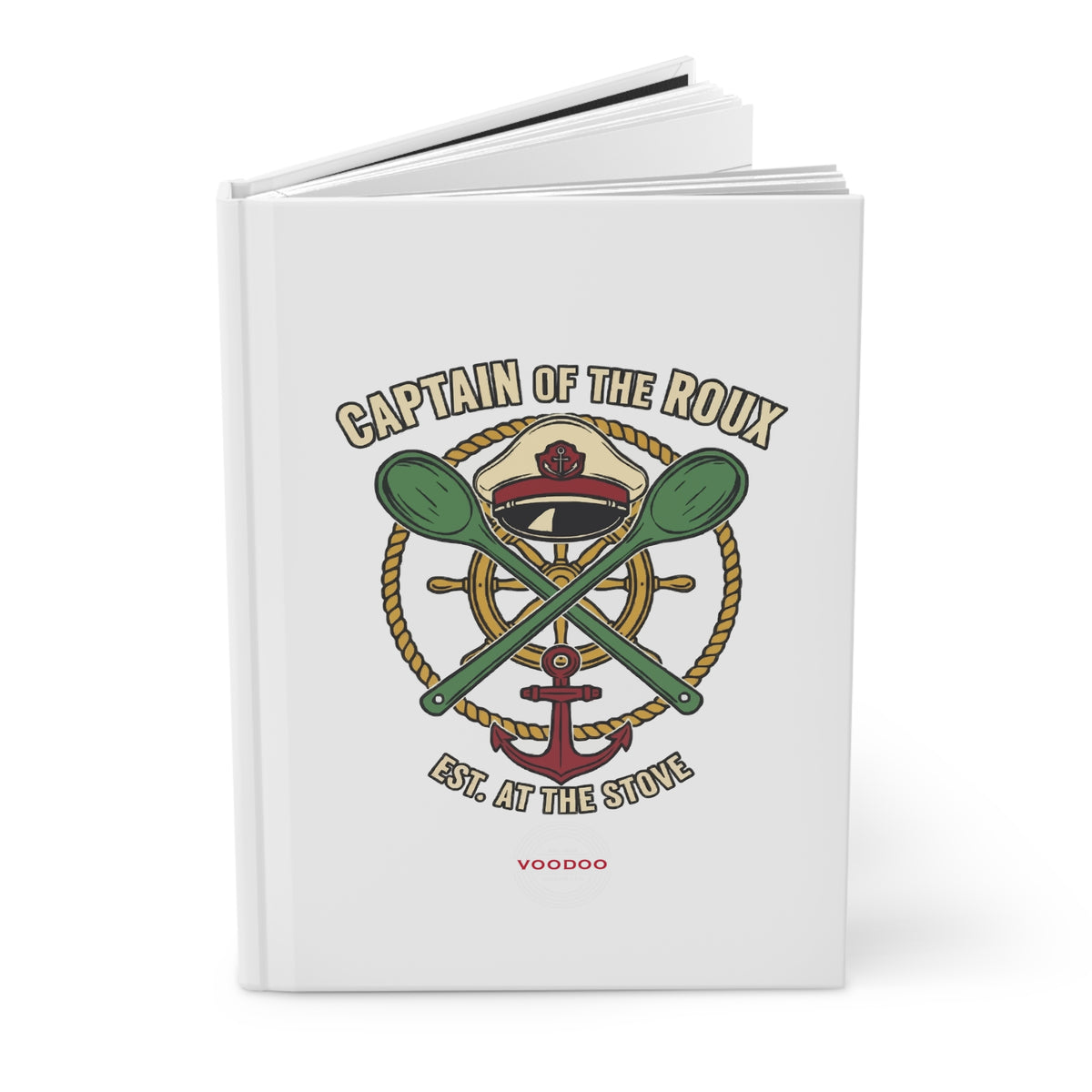 Captain of the Roux Hardcover Journal – Voodoo Cuisine