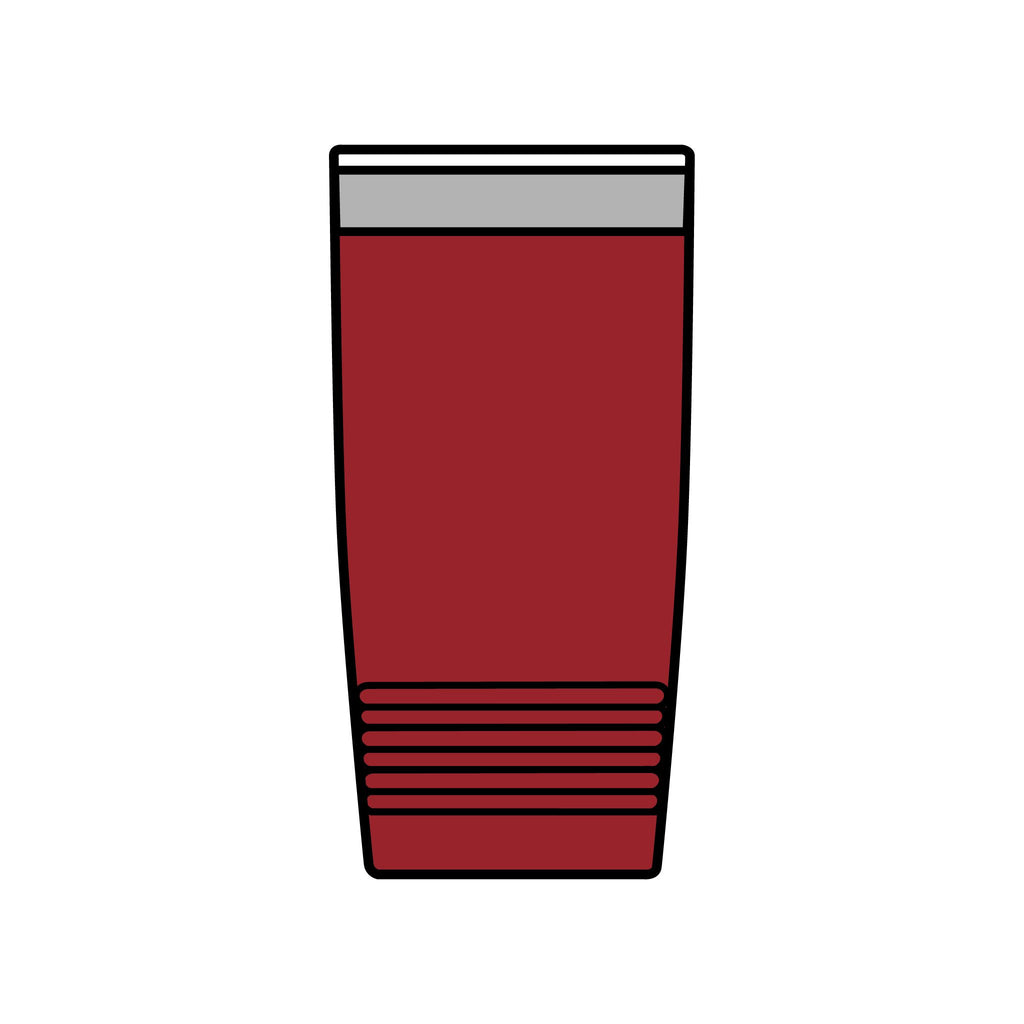 Voodoo Cuisine Everyday | Center Seal Tumbler (Navy / Maroon)
