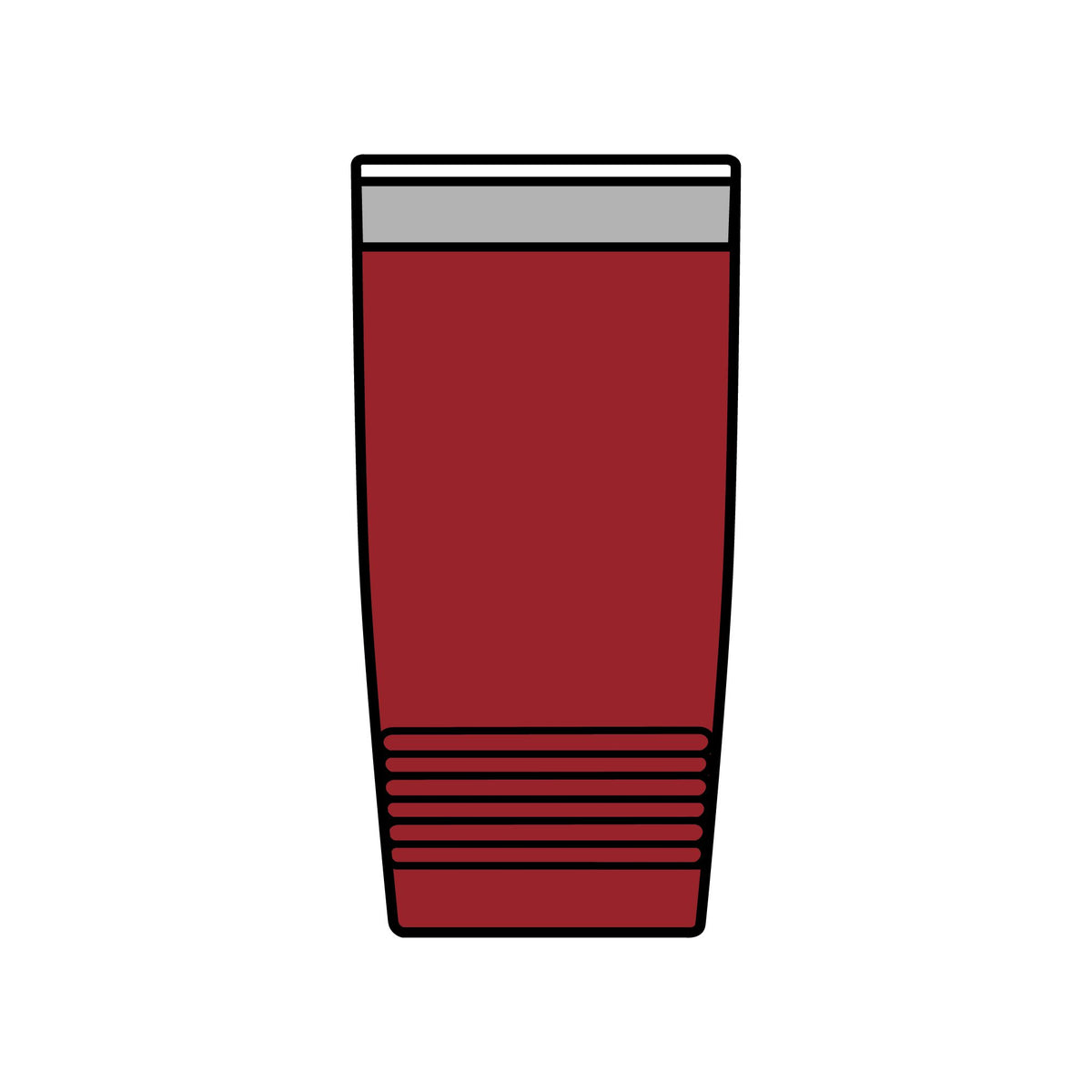 Voodoo Cuisine Everyday | Center Seal Tumbler (Navy / Maroon)