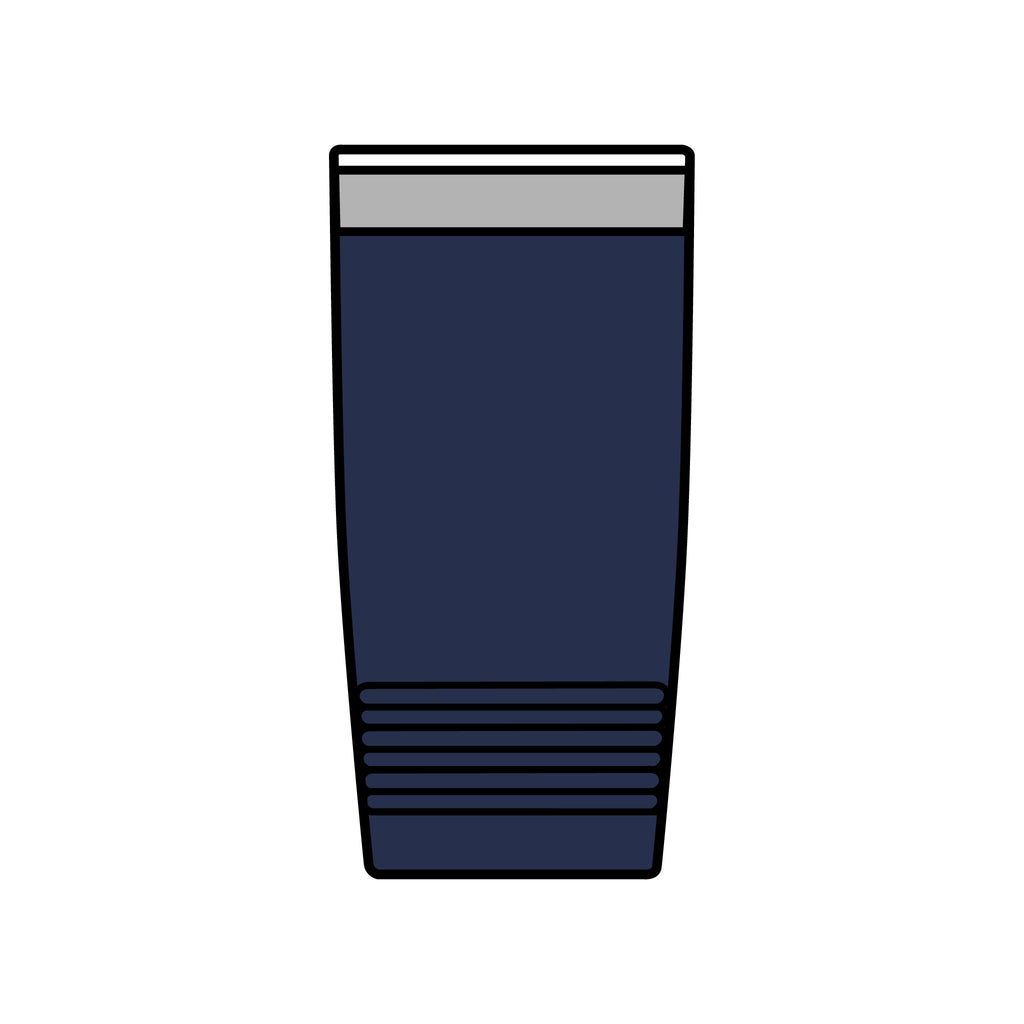 Voodoo Cuisine Everyday | Center Seal Tumbler (Navy / Maroon)