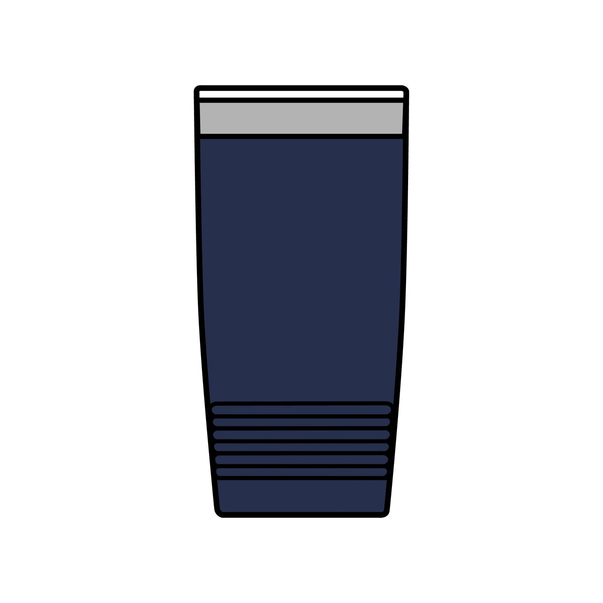 Voodoo Cuisine Everyday | Center Seal Tumbler (Navy / Maroon)