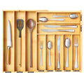 Expandable silverware drawer organizer