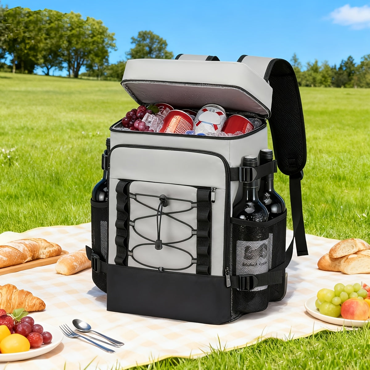 Leakproof backpack cooler