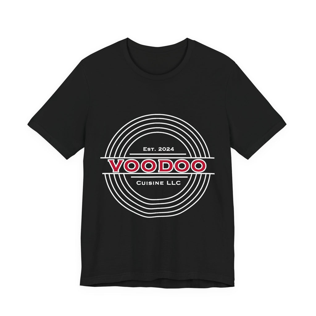 Voodoo Cuisine Everyday | Front-Center Seal Tee (Black)