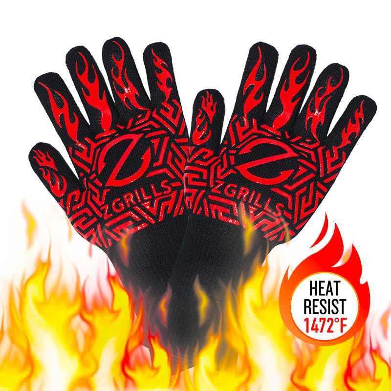Heat-resistant BBQ gloves