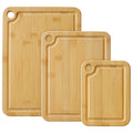 Bamboo cutting board set