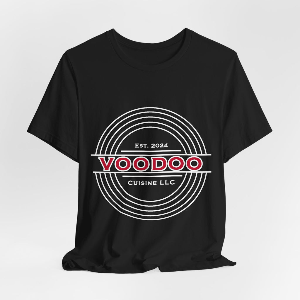 Voodoo Cuisine Everyday | Front-Center Seal Tee (Black)