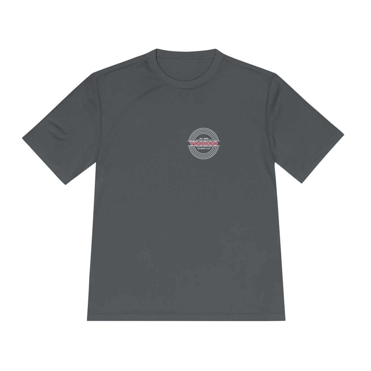 Voodoo Cuisine Women's Dri-Fit Tee — Left Chest (Black)