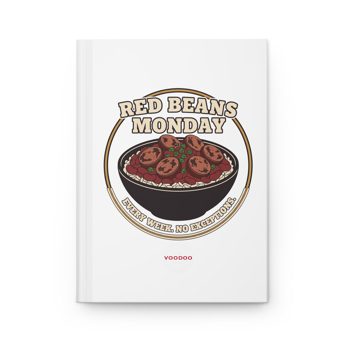 Red Beans Monday Hardcover Journal – Voodoo Cuisine
