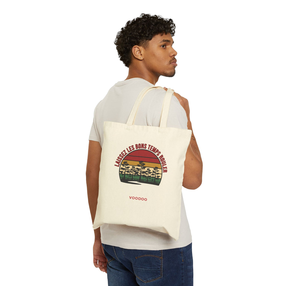 Laissez les Bons Temps Rouler Canvas Tote – Voodoo Cuisine