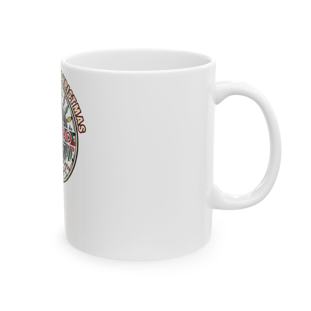 Cajun Christmas Seal Ceramic Mug – Merry Cajun Christmas Voodoo Cuisine
