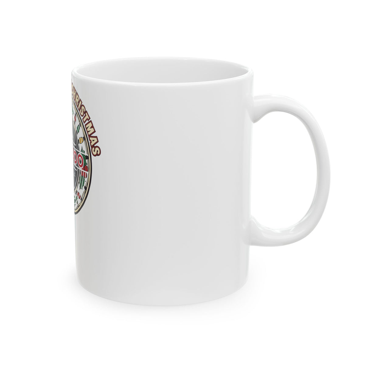 Cajun Christmas Seal Ceramic Mug – Merry Cajun Christmas Voodoo Cuisine