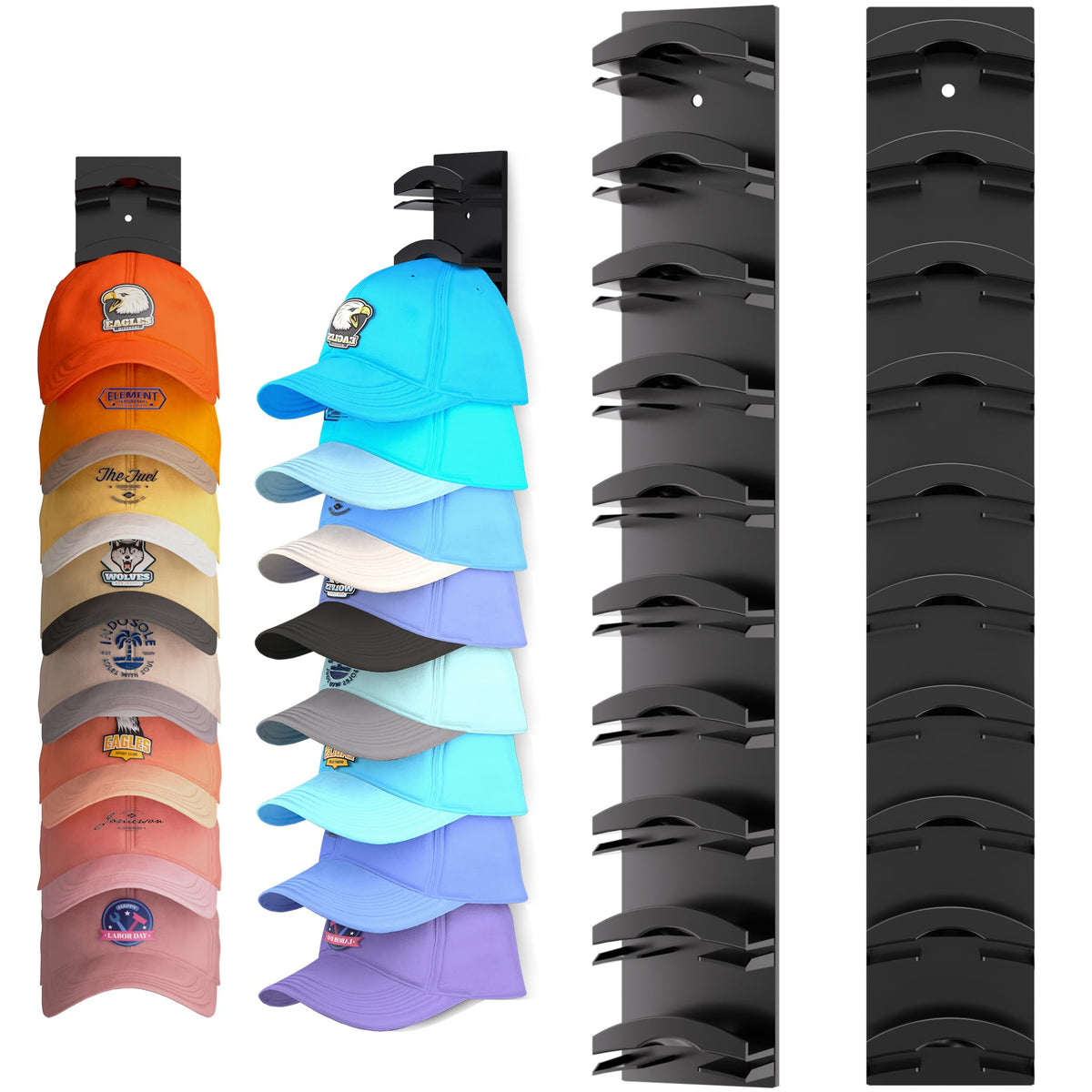 Adhesive Baseball Hat Organizer 2pk