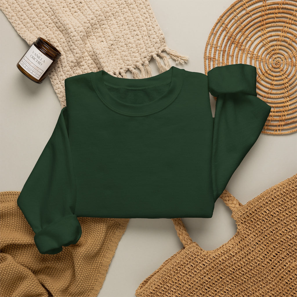 Voodoo Cuisine Everyday | Full-back Seal Gildan 18000 Crewneck (Navy / Maroon / Forest Green)