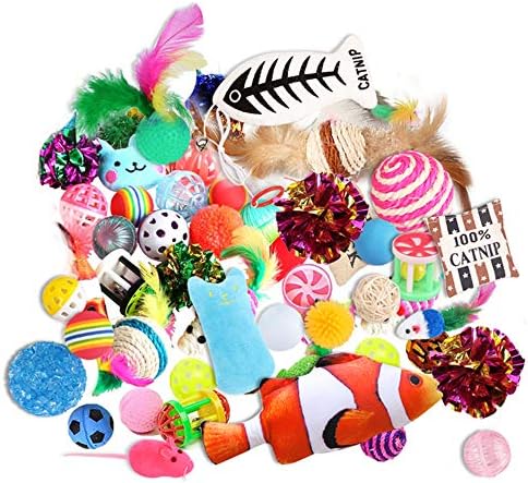 Assorted cat toy variety pack