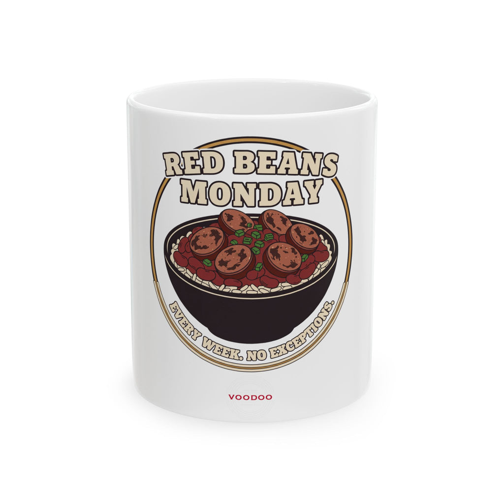 Red Beans Monday Ceramic Mug – Voodoo Cuisine