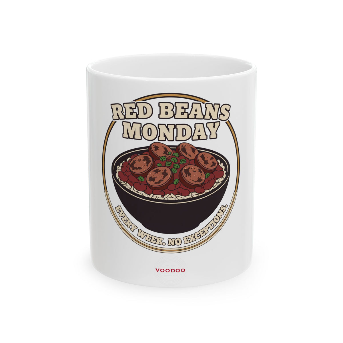 Red Beans Monday Ceramic Mug – Voodoo Cuisine