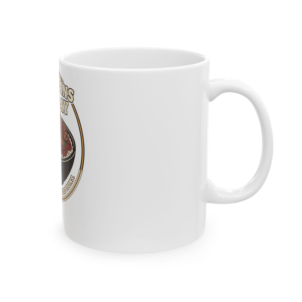 Red Beans Monday Ceramic Mug – Voodoo Cuisine