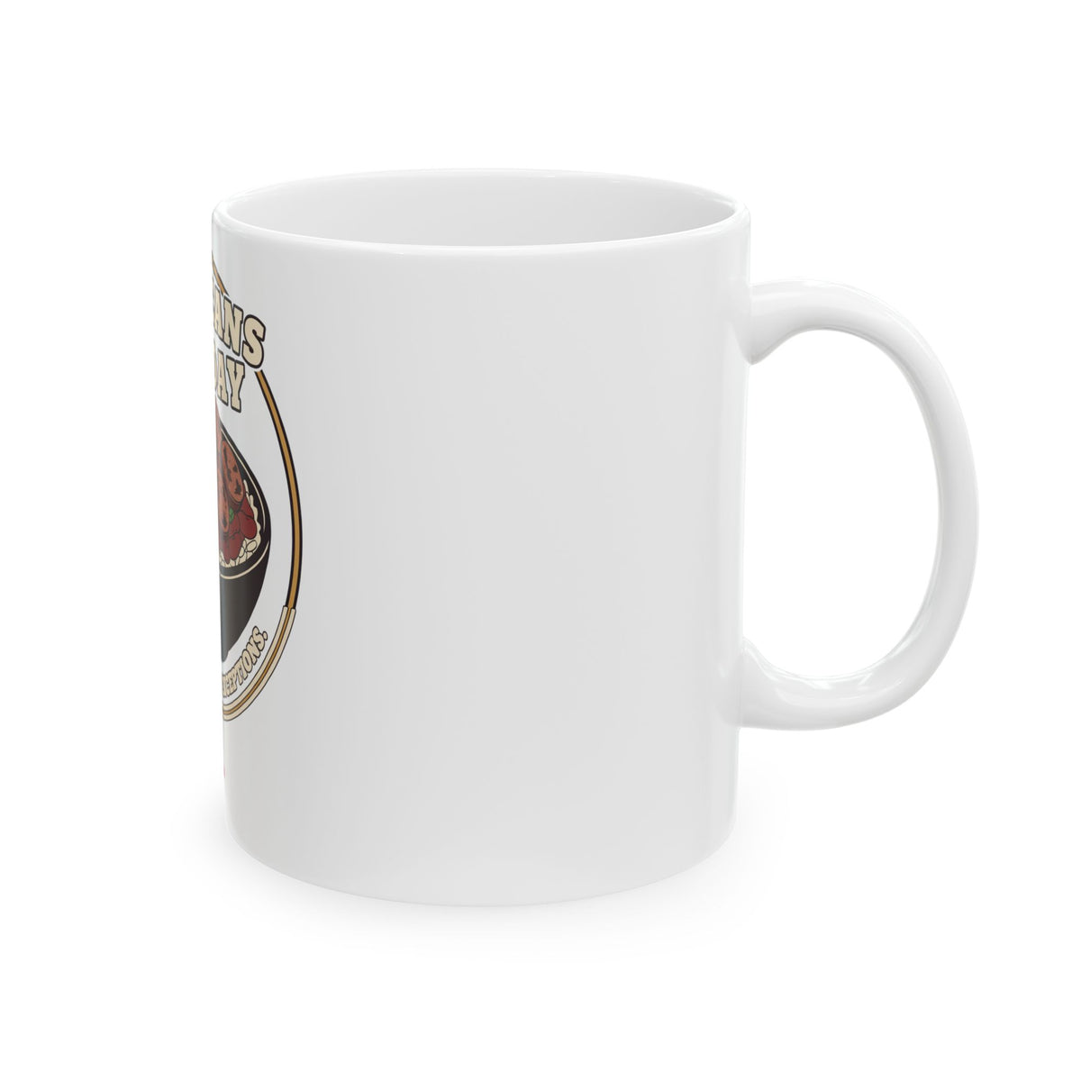 Red Beans Monday Ceramic Mug – Voodoo Cuisine