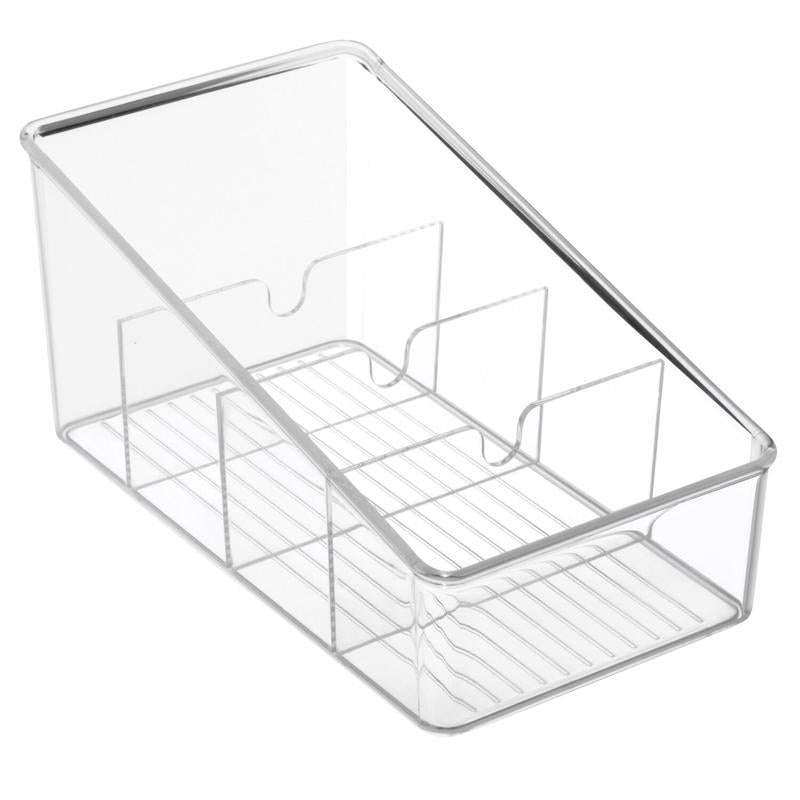 4-Compartment Seasoning Packet Organizer Bin