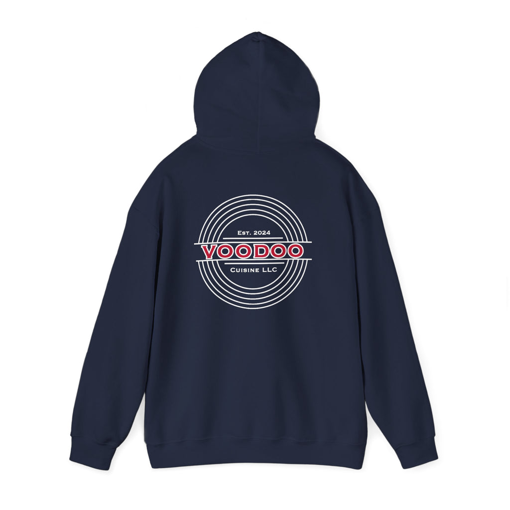 Voodoo Cuisine Everyday | Full-Back Seal Hoodie (Navy/Maroon/Forest)