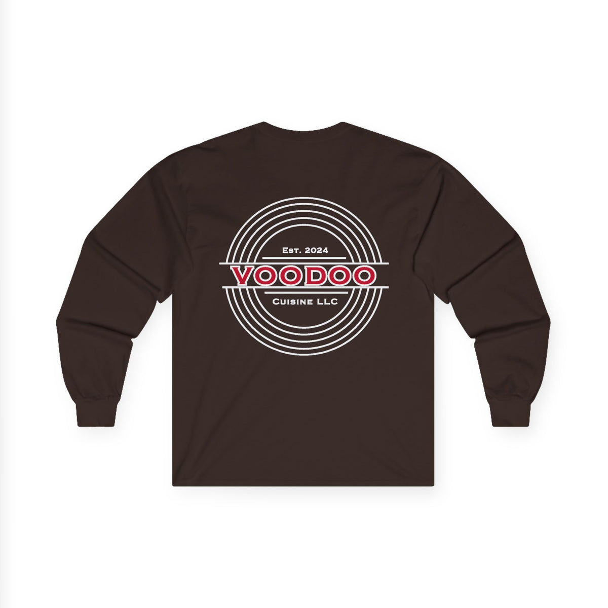 Voodoo Cuisine Women's Dri-Fit Long Sleeve — Left Chest (Black)