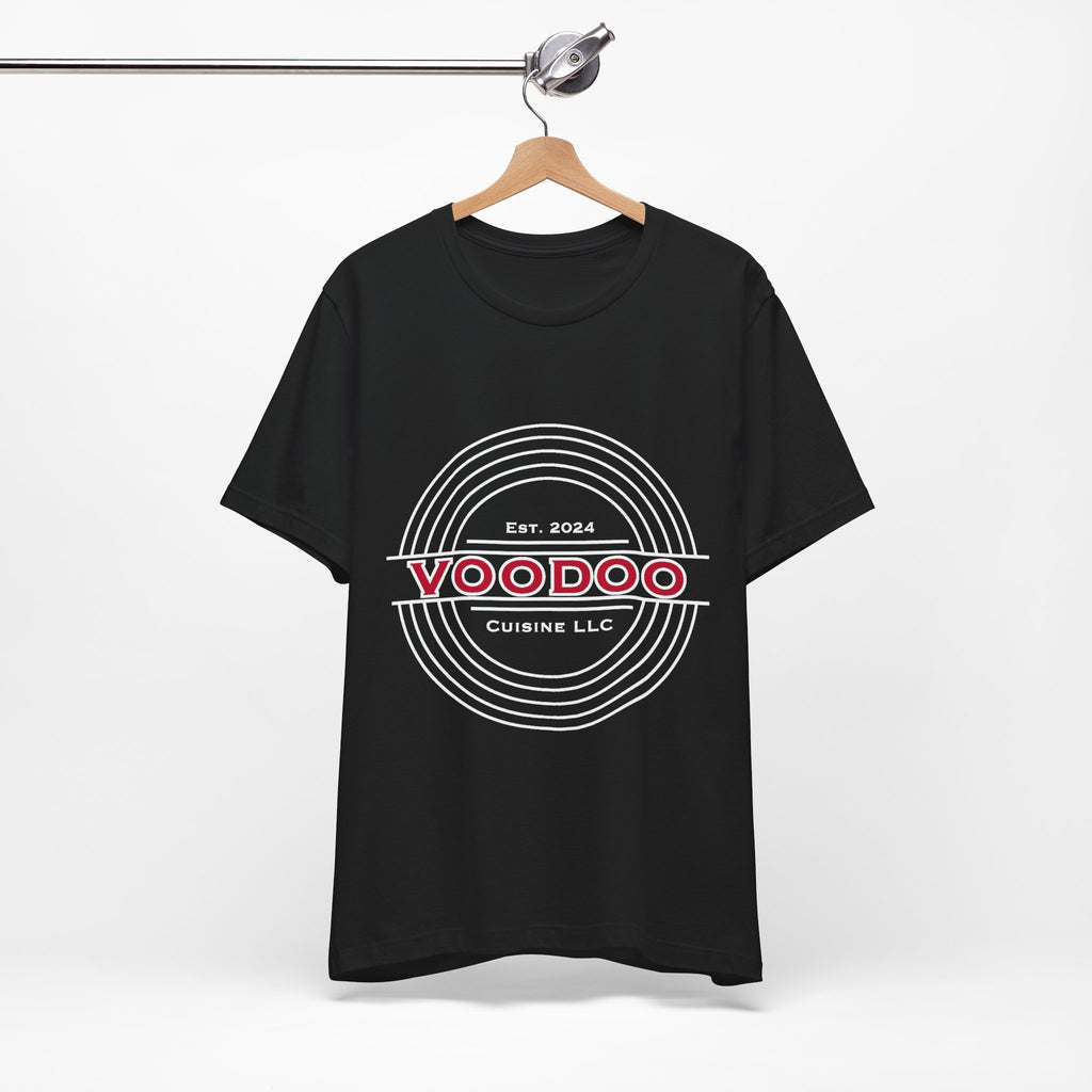 Voodoo Cuisine Everyday | Front-Center Seal Tee (Black)