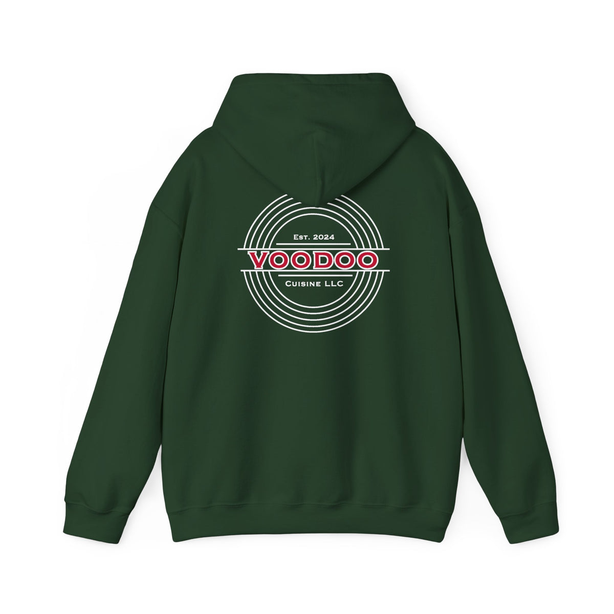 Voodoo Cuisine Everyday | Full-Back Seal Hoodie (Navy/Maroon/Forest)