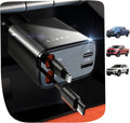 Retractable 4-in-1 84W Car Charger