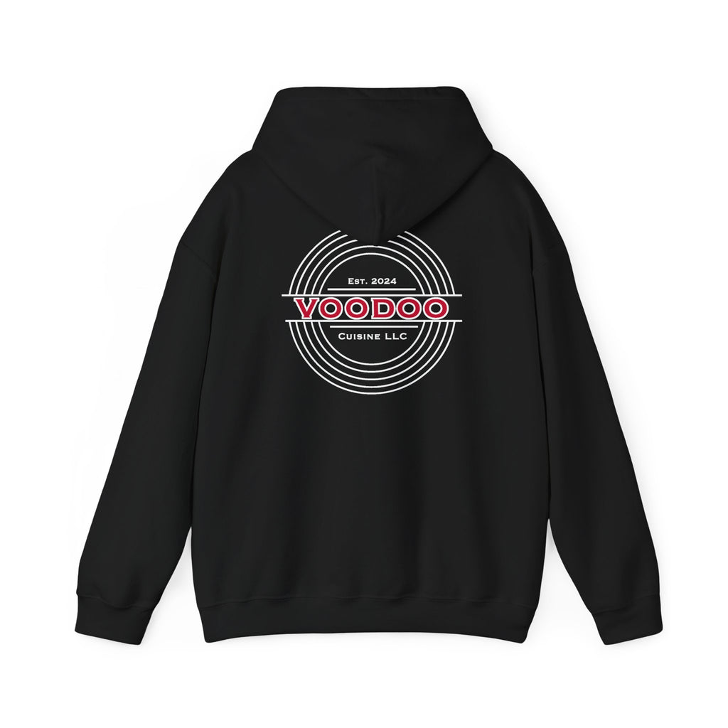 Voodoo Cuisine Everyday | Full-Back Seal Hoodie (Black)