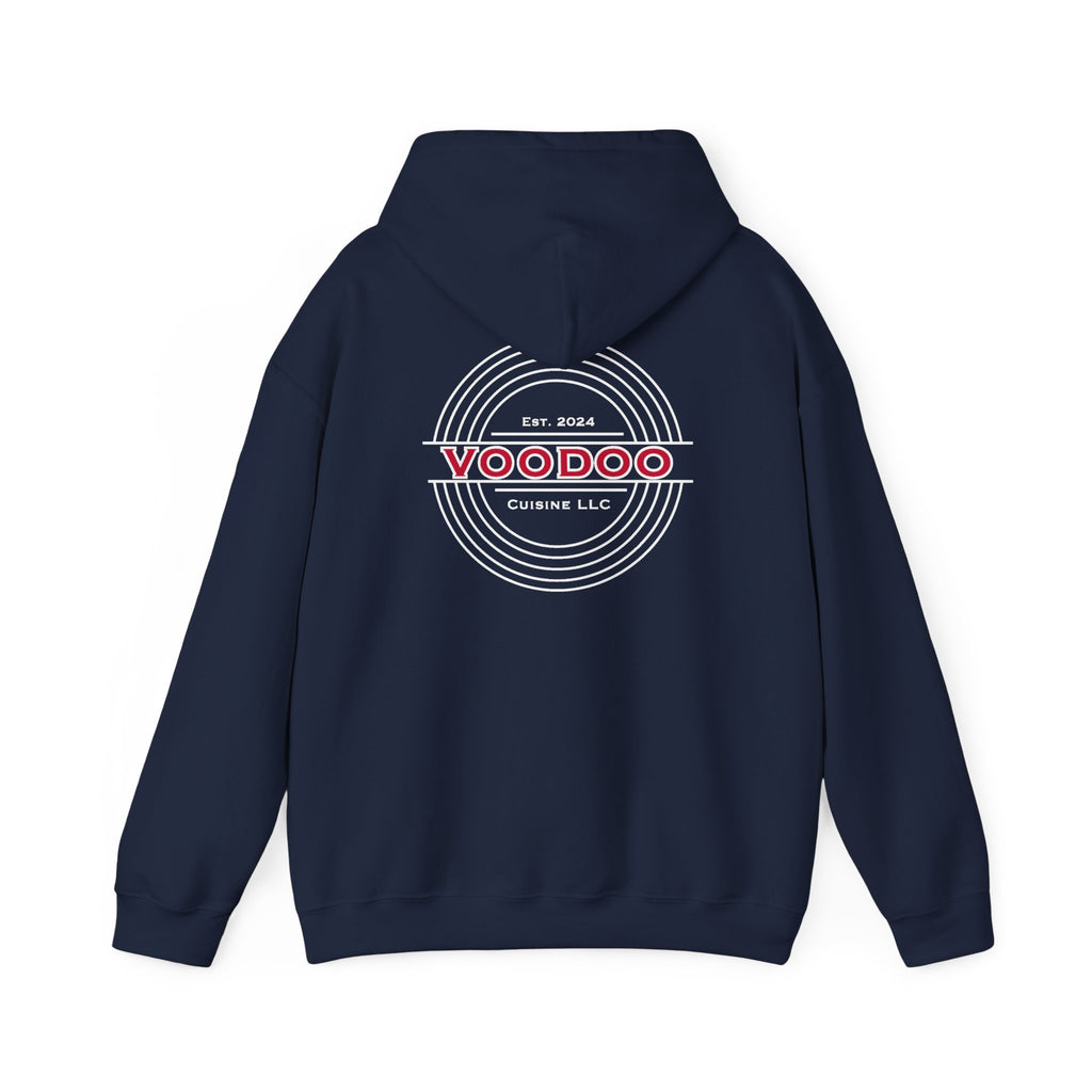 Voodoo Cuisine Everyday | Full-Back Seal Hoodie (Navy/Maroon/Forest)