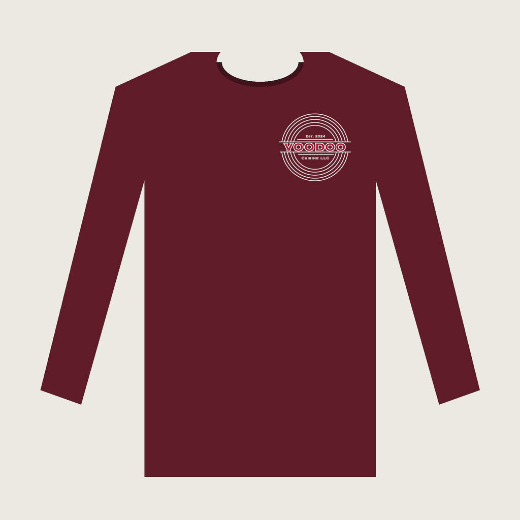 Everyday Left-chest Seal Long Sleeve, Maroon