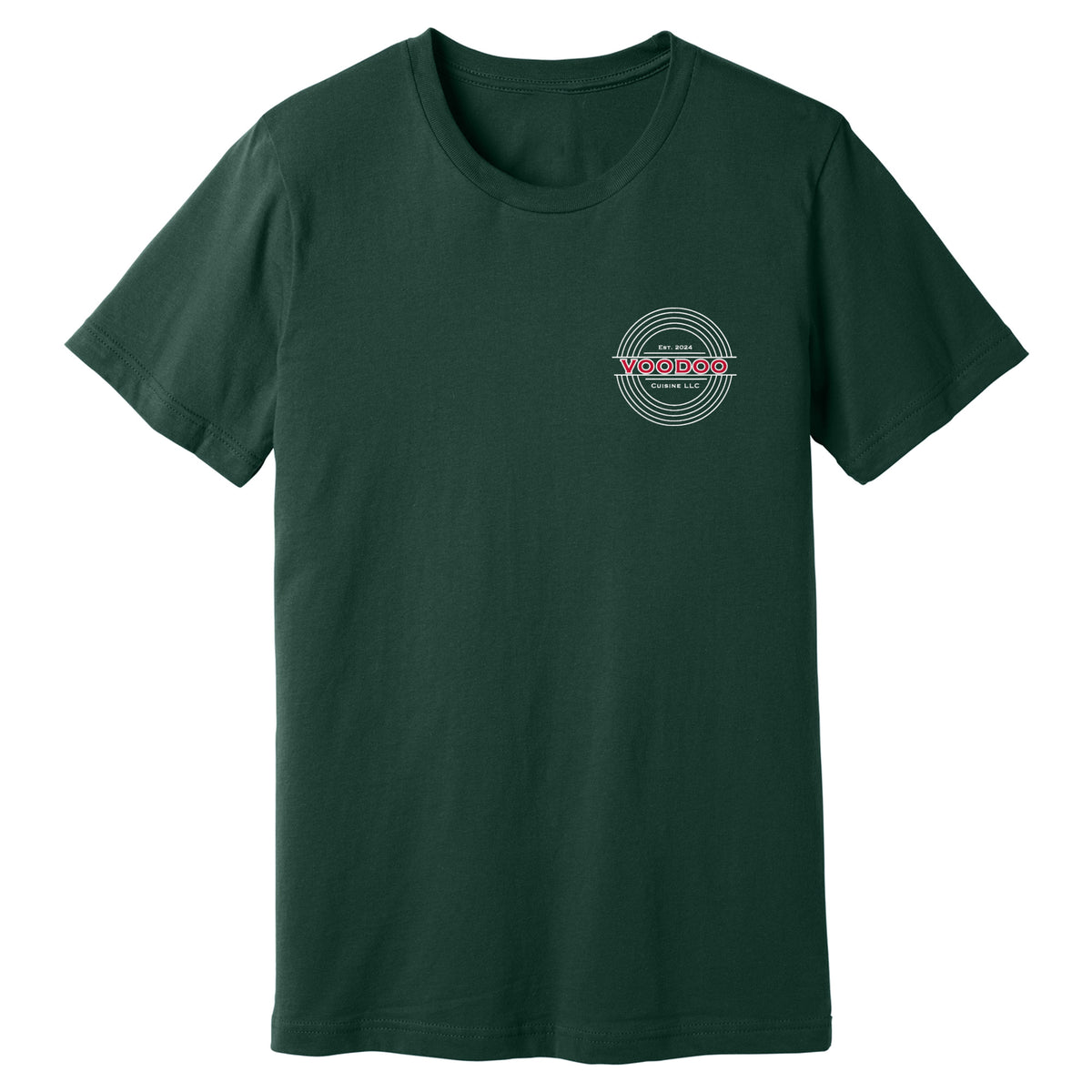 Everyday Tee Left Chest Logo, Forest