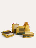 Compression packing cubes set