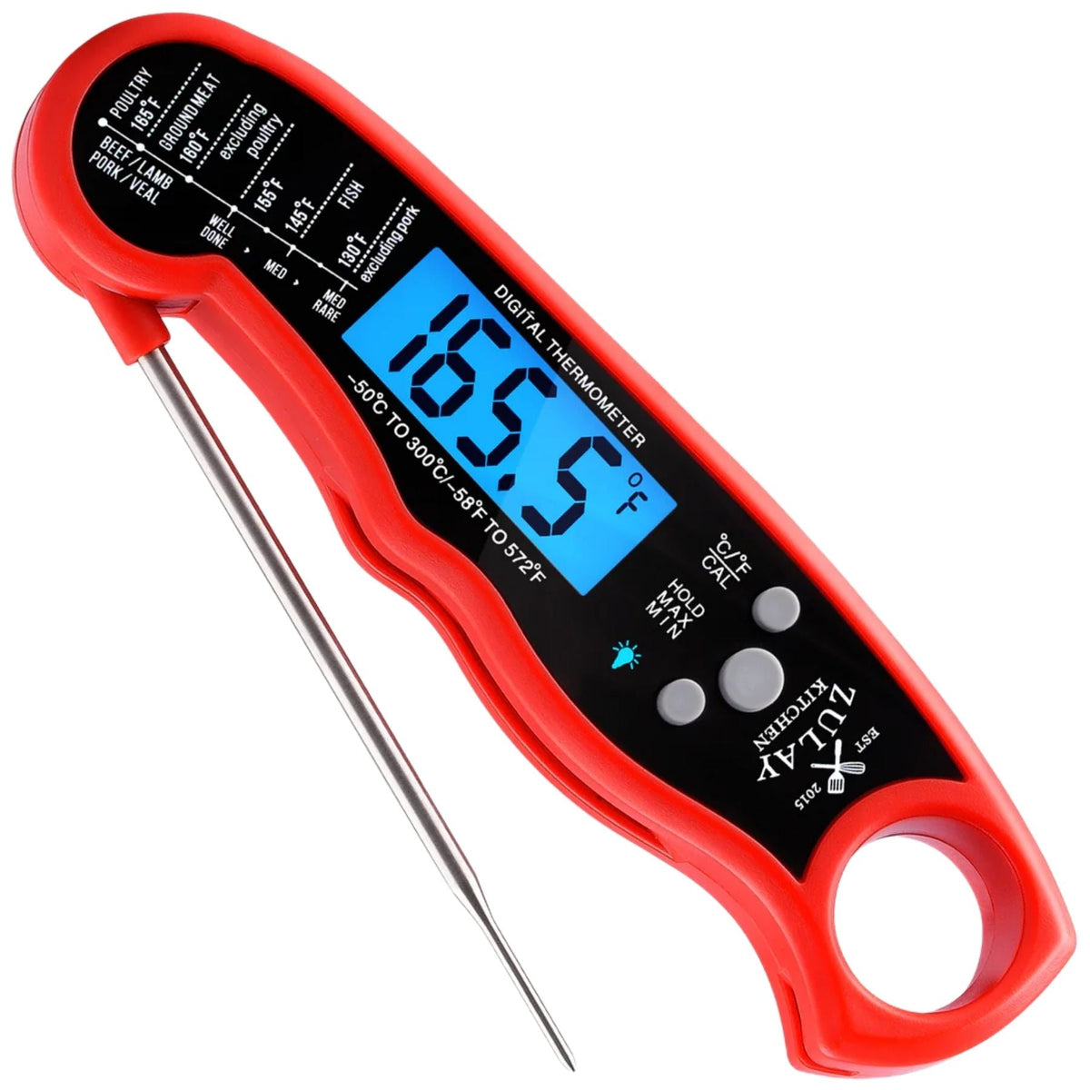Instant-read grill thermometer