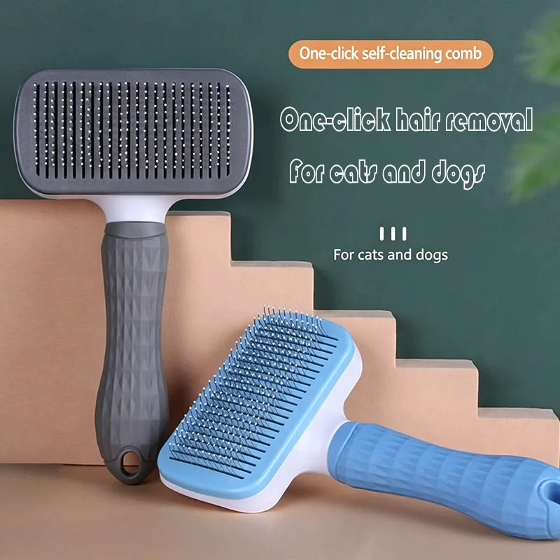 Self-Cleaning Slicker Pet Brush