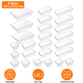 Clear Drawer Organizers 25pc