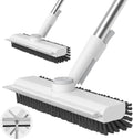 3-in-1 long-handle floor scrub brush