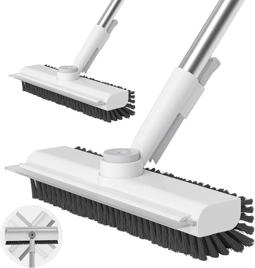 3-in-1 long-handle floor scrub brush
